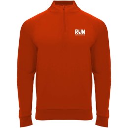 Epiro bluza unisex z długim rękawem i zamkiem błyskawicznym 1/4 czerwony
