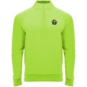 Epiro bluza unisex z długim rękawem i zamkiem błyskawicznym 1/4 fluor green