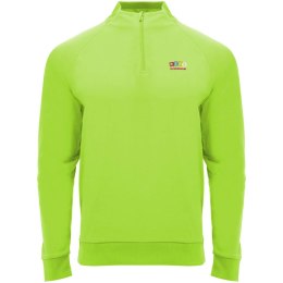 Epiro dziecięca bluza z długim rękawem i zamkiem błyskawicznym 1/4 fluor green