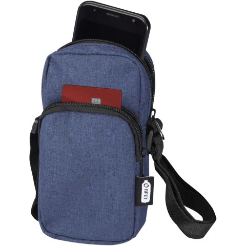 Ross etui na telefon z materiałów z recyklingu z certyfikatem GRS granatowy melanż Ross etui na telefon z materiałów z recyklingu z certyfikatem GRS granatowy melanż