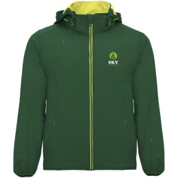 Siberia kurtka unisex typu softshell butelkowa zieleń