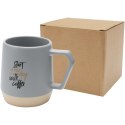 Dolce kubek ceramiczny o pojemności 300 ml z matowym wykończeniem szary Dolce kubek ceramiczny o pojemności 300 ml z matowym wykończeniem szary