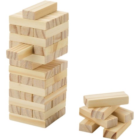 Jumble gra polegająca na przewracaniu drewnianej wieży piasek pustyni Jumble gra polegająca na przewracaniu drewnianej wieży piasek pustyni