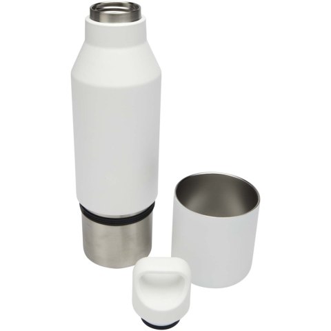 Odessy butelka termiczna o pojemności 600 ml wykonana ze stali nierdzewnej z recyklingu z certyfikatem RCS i kubkiem o Odessy butelka termiczna o pojemności 600 ml wykonana ze stali nierdzewnej z recyklingu z certyfikatem RCS i kubkiem o