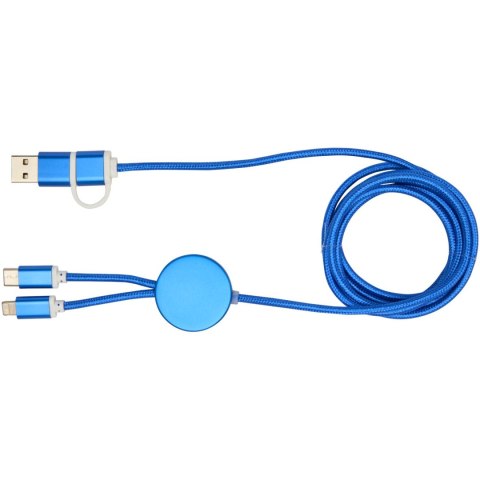 Alasia kabel do synchronizacji danych i szybkiego ładowania 5 w 1 27 W o długości 150 cm z tworzyw sztucznych i alumin Alasia kabel do synchronizacji danych i szybkiego ładowania 5 w 1 27 W o długości 150 cm z tworzyw sztucznych i alumin