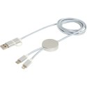Alasia kabel do synchronizacji danych i szybkiego ładowania 5 w 1 27 W o długości 150 cm z tworzyw sztucznych i alumin