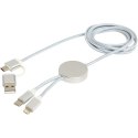 Alasia kabel do synchronizacji danych i szybkiego ładowania 5 w 1 27 W o długości 150 cm z tworzyw sztucznych i alumin