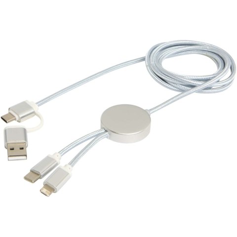 Alasia kabel do synchronizacji danych i szybkiego ładowania 5 w 1 27 W o długości 150 cm z tworzyw sztucznych i alumin Alasia kabel do synchronizacji danych i szybkiego ładowania 5 w 1 27 W o długości 150 cm z tworzyw sztucznych i alumin