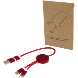 Alasia kabel do synchronizacji danych i szybkiego ładowania 5 w 1 27 W o długości 30 cm z tworzyw sztucznych i alumini