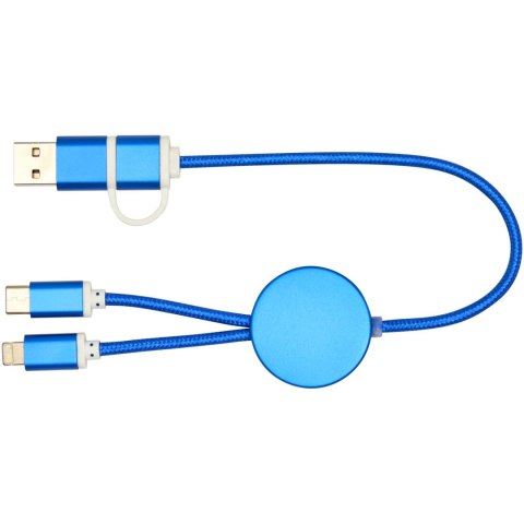 Alasia kabel do synchronizacji danych i szybkiego ładowania 5 w 1 27 W o długości 30 cm z tworzyw sztucznych i alumini Alasia kabel do synchronizacji danych i szybkiego ładowania 5 w 1 27 W o długości 30 cm z tworzyw sztucznych i alumini
