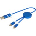 Alasia kabel do synchronizacji danych i szybkiego ładowania 5 w 1 27 W o długości 30 cm z tworzyw sztucznych i alumini