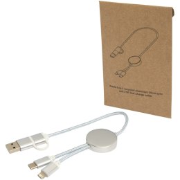 Alasia kabel do synchronizacji danych i szybkiego ładowania 5 w 1 27 W o długości 30 cm z tworzyw sztucznych i alumini