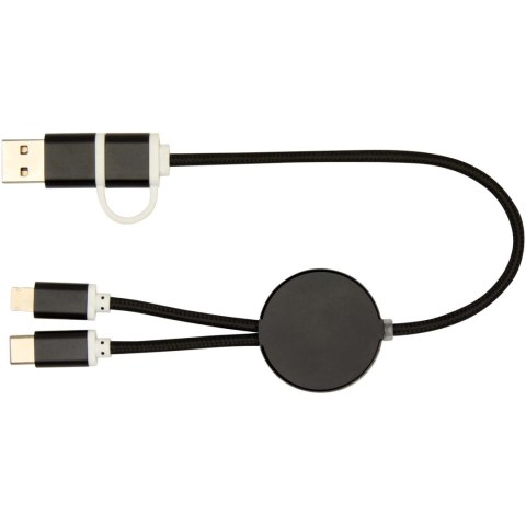 Alasia kabel do synchronizacji danych i szybkiego ładowania 5 w 1 27 W o długości 30 cm z tworzyw sztucznych i alumini Alasia kabel do synchronizacji danych i szybkiego ładowania 5 w 1 27 W o długości 30 cm z tworzyw sztucznych i alumini