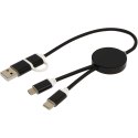 Alasia kabel do synchronizacji danych i szybkiego ładowania 5 w 1 27 W o długości 30 cm z tworzyw sztucznych i alumini