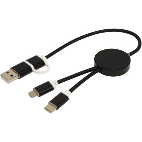 Alasia kabel do synchronizacji danych i szybkiego ładowania 5 w 1 27 W o długości 30 cm z tworzyw sztucznych i alumini Alasia kabel do synchronizacji danych i szybkiego ładowania 5 w 1 27 W o długości 30 cm z tworzyw sztucznych i alumini