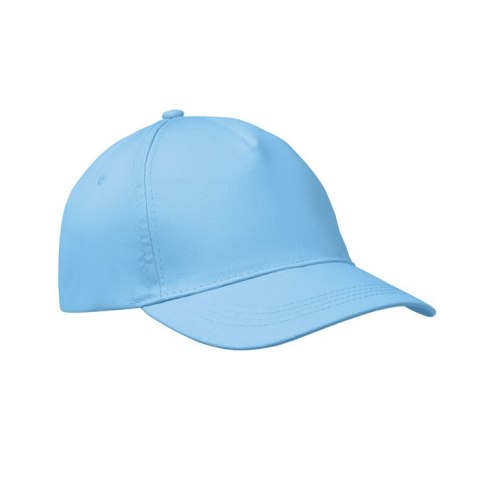 5-panelowa czapka z daszkiem baby blue