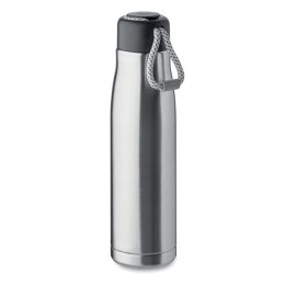 Butelka dwuścienna 500 ml srebrny mat