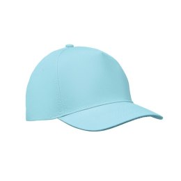 Czapka z daszkiem 5-panelowa baby blue