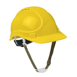 Kask ochronny z ABS żółty