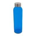 Kolorowa, szklana butelka Aqua Kuba 500 ml, niebieski