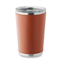 Kubek dwuścienny 350 ml brązowy