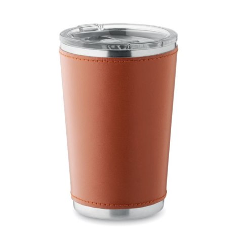 Kubek dwuścienny 350 ml brązowy Kubek dwuścienny 350 ml brązowy