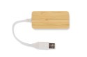 Rozdzielacz bambusowy HUB USB z wymienną wtyczką - RIVO Rozdzielacz bambusowy HUB USB z wymienną wtyczką - RIVO