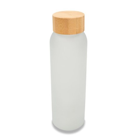 Butelka szklana Melbourne 500 ml, biały Butelka szklana Melbourne 500 ml, biały