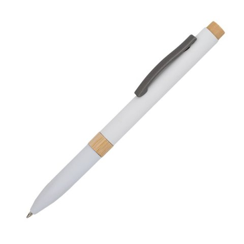 Długopis aluminiowy Khosa, biały Długopis aluminiowy Khosa, biały