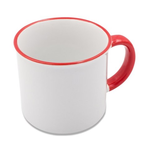 Kubek z powłoką sublimacyjną Ars 400 ml, czerwony Kubek z powłoką sublimacyjną Ars 400 ml, czerwony