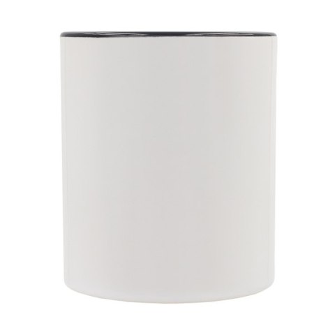 Kubek z z powłoką sublimacyjną Gaeta 330 ml, czarny Kubek z z powłoką sublimacyjną Gaeta 330 ml, czarny