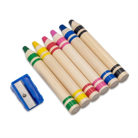 Zestaw kredek jumbo Grandissi, beżowy Zestaw kredek jumbo Grandissi, beżowy