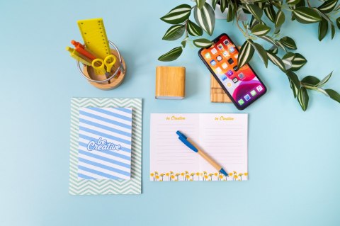 Niestandardowy notatnik z papieru nasiennego Niestandardowy notatnik z papieru nasiennego
