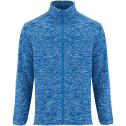 Artic męska kurtka polarowa z zamkiem błyskawicznym na całej długości heather royal blue
