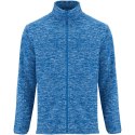 Artic męska kurtka polarowa z zamkiem błyskawicznym na całej długości heather royal blue