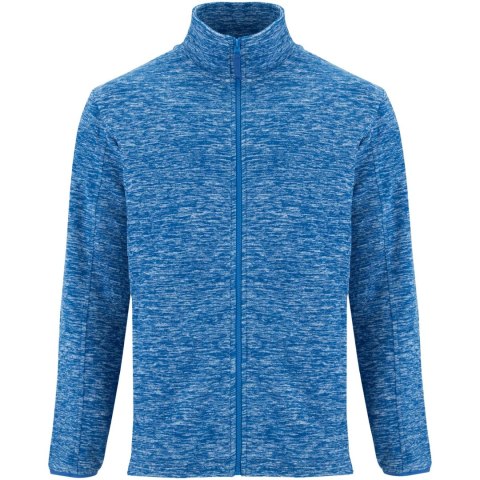 Artic męska kurtka polarowa z zamkiem błyskawicznym na całej długości heather royal blue