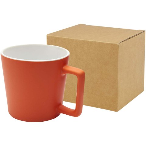 Cali Kubek ceramiczny o pojemności 370 ml z matowym wykończeniem pomarańczowy Cali Kubek ceramiczny o pojemności 370 ml z matowym wykończeniem pomarańczowy