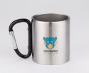 Kubek z karabińczykiem CAMPIC 200 ml Kubek z karabińczykiem CAMPIC 200 ml
