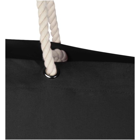 Florida torba plażowa o gramaturze 270 g/m² wykonana z materiałów z recyklingu z certyfikatem GRS 18L czarny, czarny Florida torba plażowa o gramaturze 270 g/m² wykonana z materiałów z recyklingu z certyfikatem GRS 18L czarny, czarny