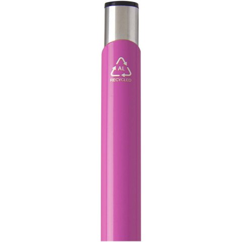 Moneta długopis z aluminium z recyklingu magenta Moneta długopis z aluminium z recyklingu magenta
