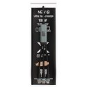 SCX.design C53 kabel do ultraszybkiego ładowania 5 w 1 o mocy 100 W z tworzywa sztucznego rPET gun metal
