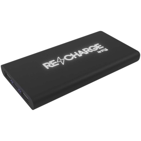 SCX.design P40 podświetlany bezprzewodowy powerbank 10 000 mAh czarny SCX.design P40 podświetlany bezprzewodowy powerbank 10 000 mAh czarny