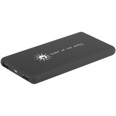 Solarny podświetlany powerbank SCX.design P30 czarny