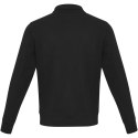 Tin sweter unisex Aware™ z materiałów z recyklingu z zamkiem błyskawicznym na 1/4 długości czarny (37546902)