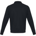 Tin sweter unisex Aware™ z materiałów z recyklingu z zamkiem błyskawicznym na 1/4 długości granatowy (37546550)