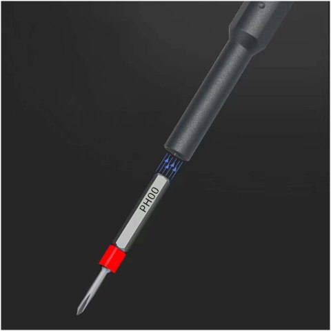 Wkrętak i 30-częściowy zestaw naprawczy SCX.design T20 w aluminiowej obudowie czarny Wkrętak i 30-częściowy zestaw naprawczy SCX.design T20 w aluminiowej obudowie czarny