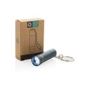 Brelok do kluczy z aluminium z recyklingu, latarka Flash