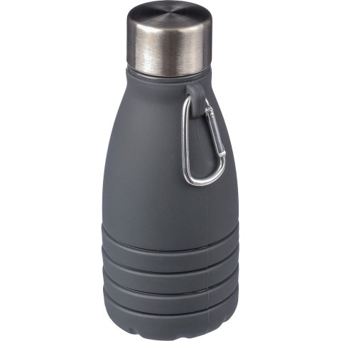 Składana butelka sportowa 550 ml z karabińczykiem Składana butelka sportowa 550 ml z karabińczykiem