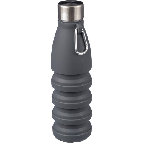 Składana butelka sportowa 550 ml z karabińczykiem Składana butelka sportowa 550 ml z karabińczykiem