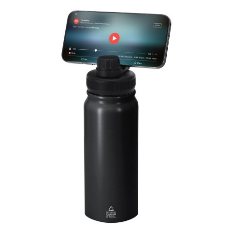 Butelka termiczna 600 ml ze stali nierdzewnej z recyklingu, magnetyczny obrotowy stojak na telefon Butelka termiczna 600 ml ze stali nierdzewnej z recyklingu, magnetyczny obrotowy stojak na telefon